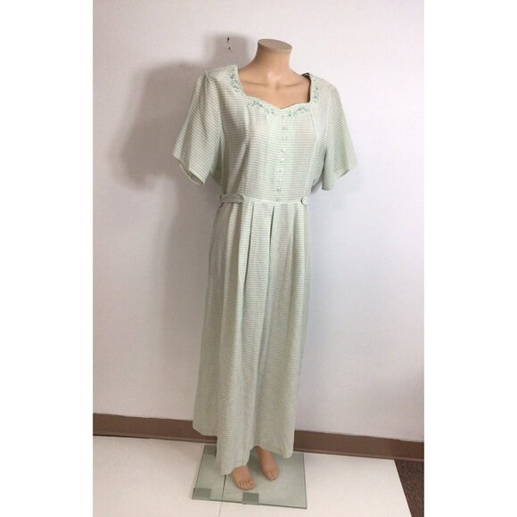 Alyssa Brooke Cottage Core Maxi Dress Womens 1X - Picture 8 of 9